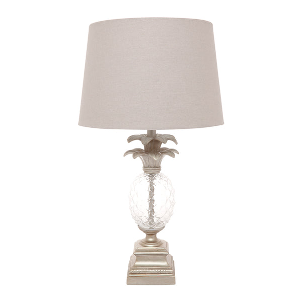Leighton Table Lamp | Antique Silver