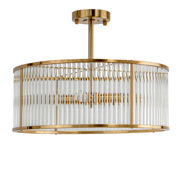 Ferre Flush Mount | Brass
