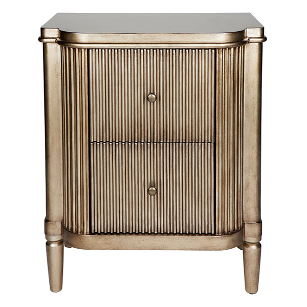 Jasper Bedside Table | Antique Gold