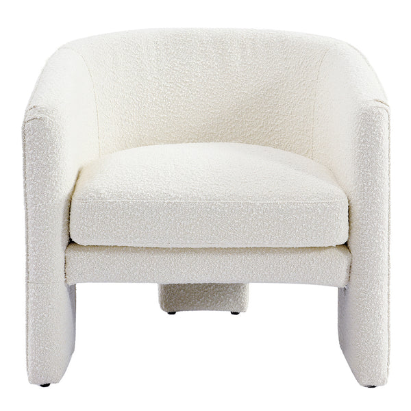 Bianca Arm Chair | White Boucle