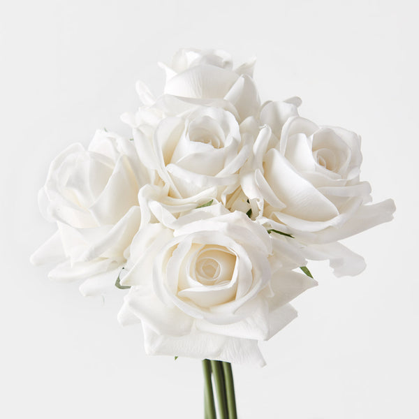 Sienna Rose Bouquet | Winter White