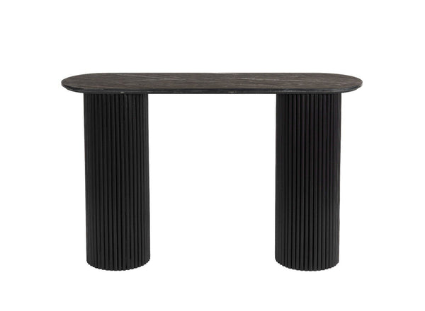 Lomia Marble Console | Black