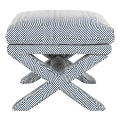 Humpton Stool | Chevron Blue