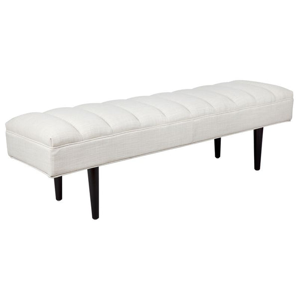 Fricourt Bench Ottoman | Natural Linen