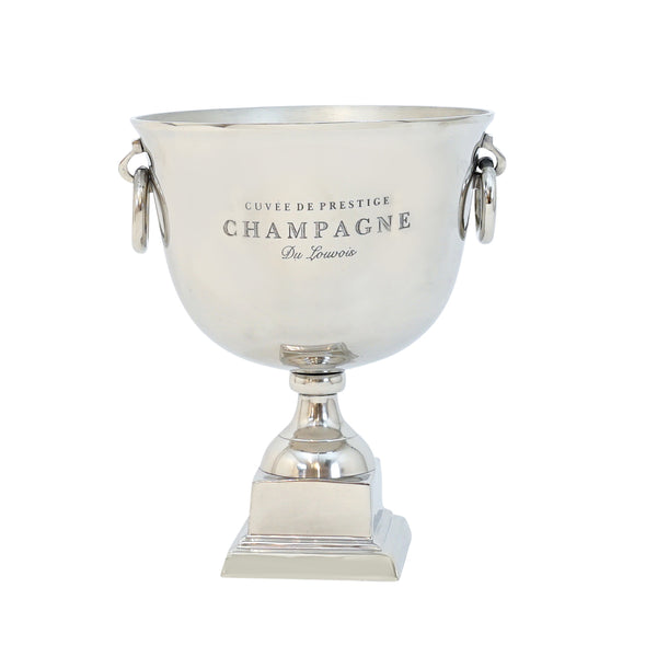 Winston Champagne Pedestal Bucket | Silver