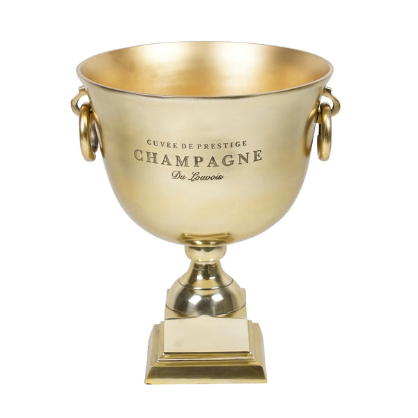 Winston Champagne Pedestal Bucket | Gold
